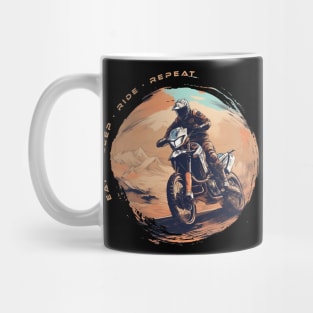 Eat Sleep Ride Repeat motorcycle Mug